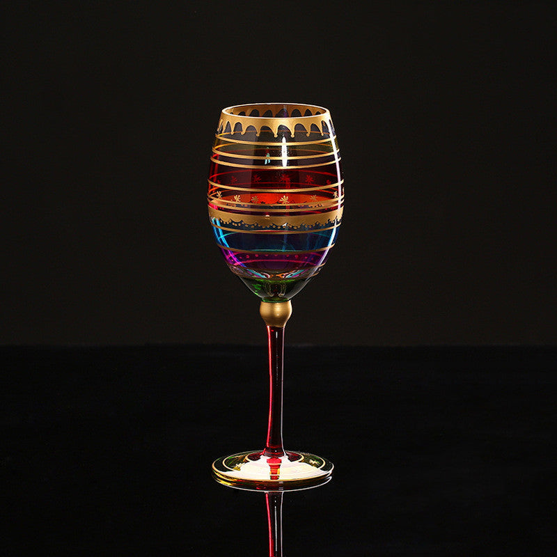Stained Glass Wine Glass – The Pajama Hut
